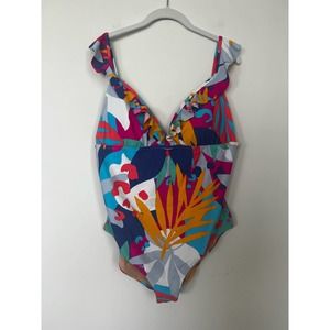 J. Crew Multicolor One Piece Bathing Suit